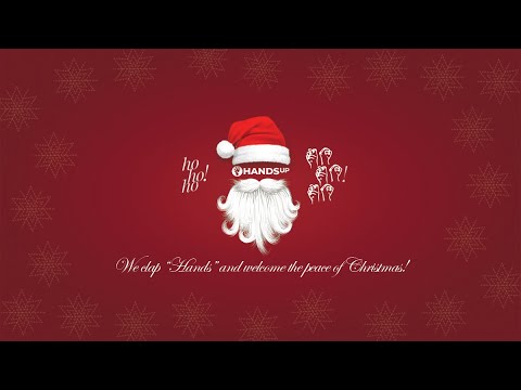 Η Ομάδα Διερμηνέων Νοηματικής της HandsUp σας εύχεται καλές γιορτές!